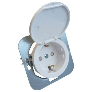 Bylectrica РЕТРО ПРОВАНС мех. роз. СУ 1 мест. земля, крышка, шторки белый (РС16-1416)