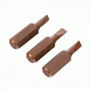 PATRIOT Бита EDGE by SL 3.5мм, сталь S2, длина 25 мм, 3шт в блистере, 818010002