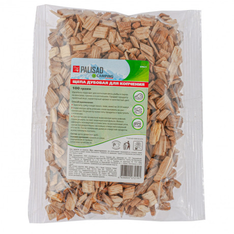 Щепа дубовая для копчения, 100 гр Camping Palisad