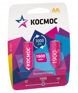 Ак-р Космос /R6 1900mAh Ni-MH BL2