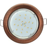 Ecola GX53 H4 св-к  Черненая медь 38x106 FP53H4ECB (10!)