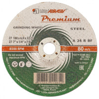 Круг зачистной по металлу, 180 х 6 х 22 мм, Премиум &quot;Луга&quot;
