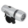SILAPRO Набор фонарей 2шт: зад (7.5х4х3.5см, 3LED, 2хААА)+перед (10х3.5х3.5см, 5LED, 4хААА) пластик