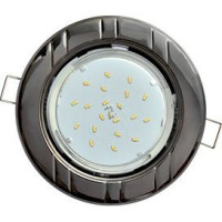 Ecola GX53 H4 св-к &quot;6 полос&quot; Черный хром 43x115 FB51H4ECB (10!)