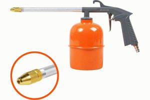 KRANZ Пистолет моечный (мовильный), металлический бачок, 900мл KR-16-1410