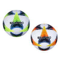SILAPRO Мяч футбольный 22см, 5 р-р, 2сл, PU 3.5мм, 400г (+-10%)