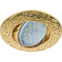 Ecola DL114A MR16 GU5.3 св-к литой поворот.Лианы Золото FG1604EFF (10!)