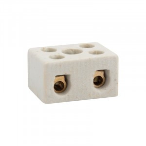 REXANT клемма керамическая винтовая КВ 2х10 мм2, 10А (100 шт./уп.) 07-6222