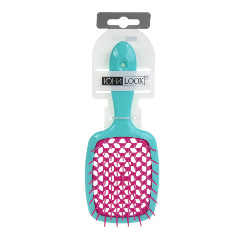 Расческа массажная тм ЮНИLOOK, 20,5см, ТПЭ, AБС пластик, 6 цветов