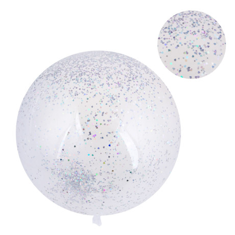 FNtastic Шар воздушный, 18" с наполнителем фольгированным конфетти и декором, 6 цветов