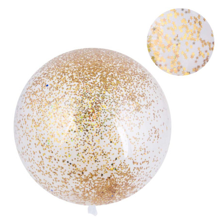 FNtastic Шар воздушный, 18" с наполнителем фольгированным конфетти и декором, 6 цветов