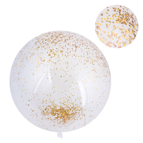 FNtastic Шар воздушный, 18" с наполнителем фольгированным конфетти и декором, 6 цветов