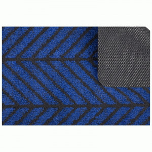 Коврик придверный 67*140см DM11, TPR+п/э, синий 108732 Рыжий кот