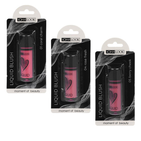 Румяна жидкие с комфортным широким аппликатором тм ЮНИLOOK , 4,8 гр