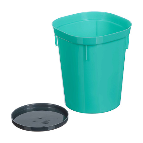 Набор горшков для рассады 400мл 6шт с поддоном, пластик