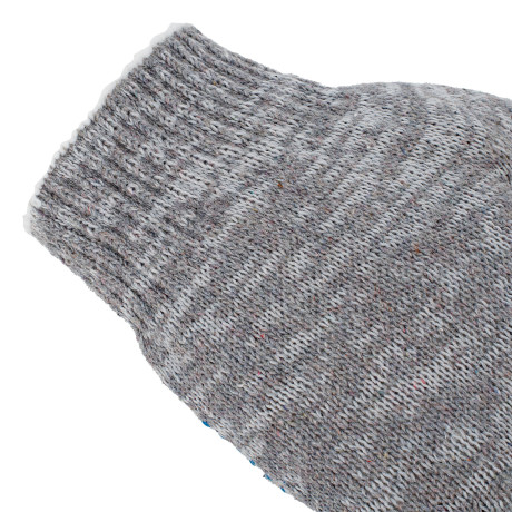 Перчатки трикотажные, х/б, 200 пар, ПВХ точка, 4 нити, 10 класс Сибртех