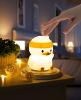 СТАРТ ночник NL 7LED RGB &quot;Утенок&quot; (акк. 1200mAh) сенсор, силикон, USB-шнур