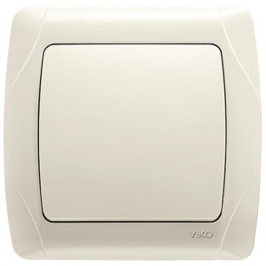 VIKO by Panasonic Carmen выкл. СУ 1 кл. крем. 90562001-RU (Турция)
