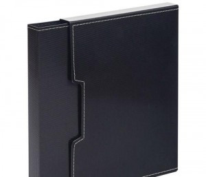 Папка на 100 файлов в коробе черный