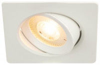 ЭРА KL LED 21A-5 3K WH св-к св/д квадратный поворотн. LED SMD 5W 3000K, белый (100/12