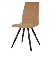 Стул обеденный Polini Home Rio SM (ДхГхВ) 45х45х89 см, бежевый-черный (кратно 2!) (мест 1)