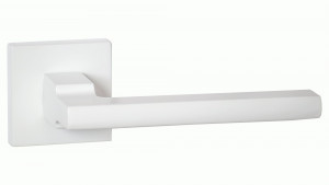 Ручка дверная компл.квадрат.основ. PUERTO Савоярди матовый супер белый INAL 514-03 MSW