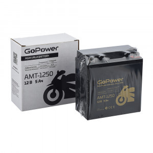 Ак-р свинцово-кислотный GoPower AMT-1250 12V 5000mAh