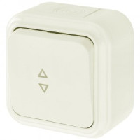 Bylectrica ПРАЛЕСКА АКВА выкл. 1 кл. ОУ проходной IP54 беж., (А610-868 беж.)