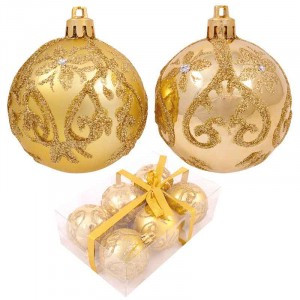 Набор шаров PBD6-6-834-G, 6 шт., 6 см Волшебная страна