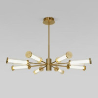 Eurosvet люстра 2453lm 1160х1160х900 металл прозр./латунь Stark 50386 LED нет