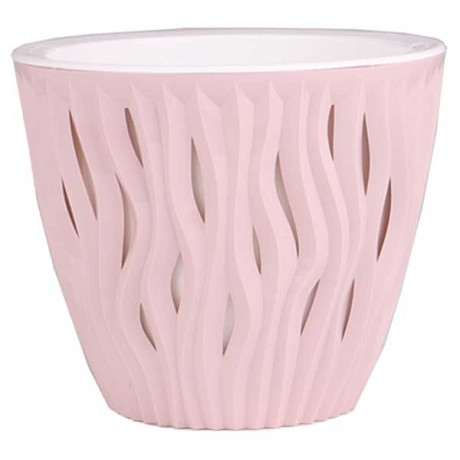 Кашпо Вдохновение  3л Беж-Розовый КШ-8647 ВМС(12)