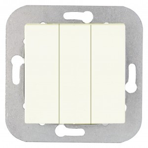 Bylectrica УЮТ мех. 3 кл. выкл., беж., (С0510-552 беж.)