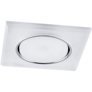 Feron св-к встр. GX53 CD5022 Квадрат подсветка св/д 4K  белый матовый хром 120(80)x40 32661