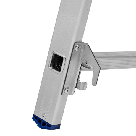 Лестница, 3 х 6 ступеней, алюминиевая, трехсекционная, Сибртех