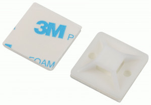 ЭРА Площадка самоклеящаяся (20х20мм) под хомуты белая (уп.10шт, цена за уп) NO-225-307 66723