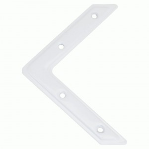 Уголок оконный 100х100 белый б/шуруп Кунгур (250,10)