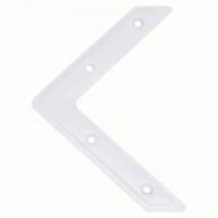 Уголок оконный 100х100 белый б/шуруп Кунгур (250,10)