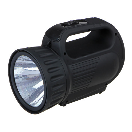 ЕРМАК Фонарь прожектор аккумуляторный, 18 SMD + 1 LED, шнур 220В, резинопластик, 18x11 см