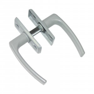 Кунгур Ручка двухсторонняя для теплиц пласт. серый/цинк (50,5!!!)