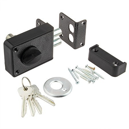 Замок накл ЗН-1-3 Зенит (Серебро)  2 ригеля, 5 англ.ключа   \16