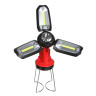 ЕРМАК Фонарь светильник, 1 LED, 3 COB, 800мАч, USB, 15х8.5х8.5см, 6 режимов, пластик