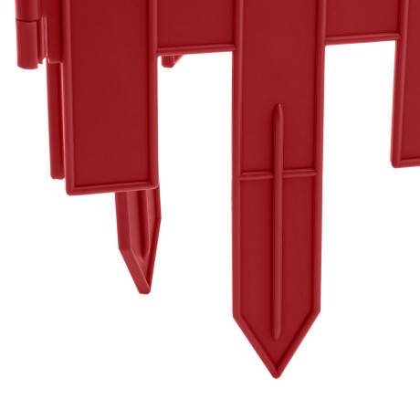 Забор декоративный "Винтаж", 28 х 300 см, терракот, Palisad