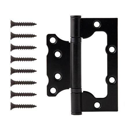 Петля CODE DECO 100х75-B2-BLM БЕЗ врезки 2подшипника (черный матовый)  \2 (25/100)