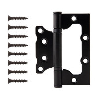 Петля CODE DECO 100х75-B2-BLM БЕЗ врезки 2подшипника (черный матовый)  \2 (25/100)