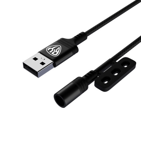 BY Кабель для зарядки Магнитный 3 в 1, iP/Micro USB/Type-C, 1м, 2.1А, черный