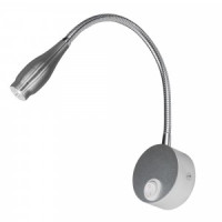 Uniel св-к св/д настенный гибкий 3W(280lm) 4000K 4K серебро ULT-F22-3W/4000K IP20 SILVER