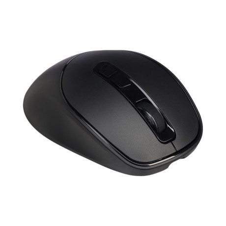 BY Компьютерная мышь беспроводная, бесш. клик, 1000-1600DPI, 7D 2.4GHz, 300мАч,"copy-paste", чёрная