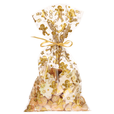 Набор подарочных мешков 21шт микс 3 дизайна, 20x35 см, полипропилен