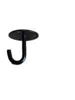 Крючок подвесной потолочный большой одинарный хром Ø 70мм длина  70мм