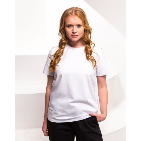 BY Hero Футболка женская, хлопок, цвет белый, размер S